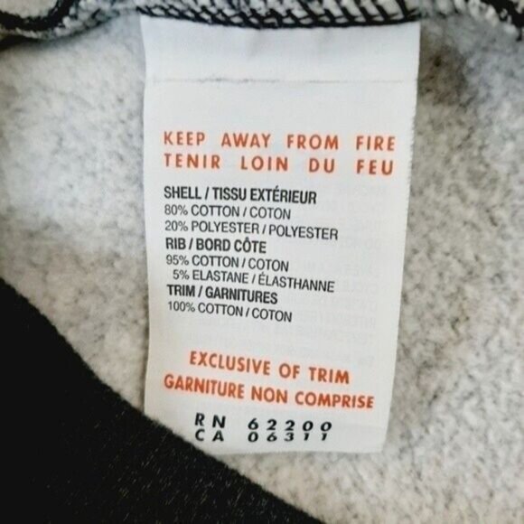 PUMA Sweatshirt Hoodie Grey w/ Velvet Logo Sz S - Picture 7 of 8